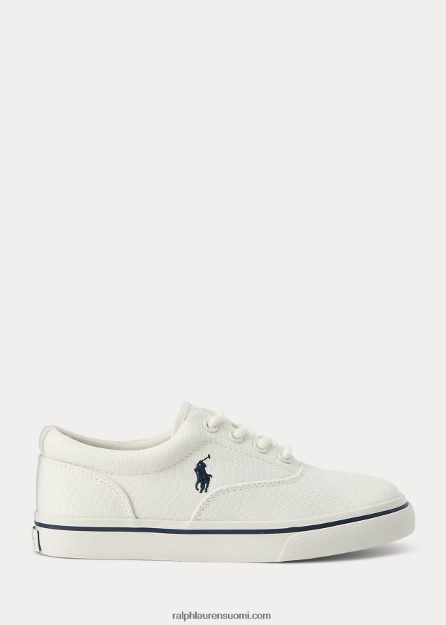 Ralph Lauren lapset Keaton canvas -lenkkarit 0Z24ZR7276 pergamentti kerma