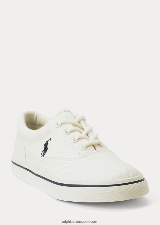 Ralph Lauren lapset Keaton canvas -lenkkarit 0Z24ZR7276 pergamentti kerma