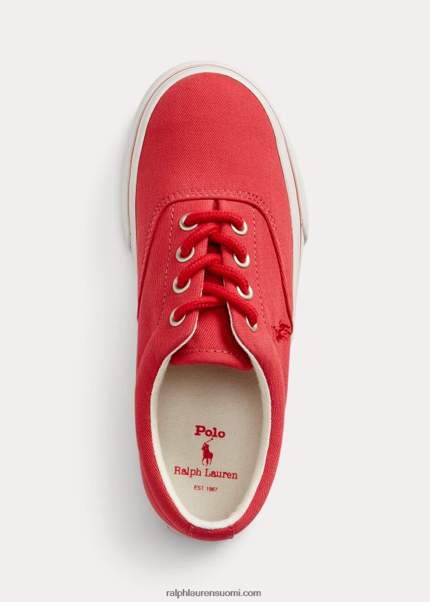 Ralph Lauren lapset Keaton-puuvillatvillilenkkarit 0Z24ZR6374 Chili