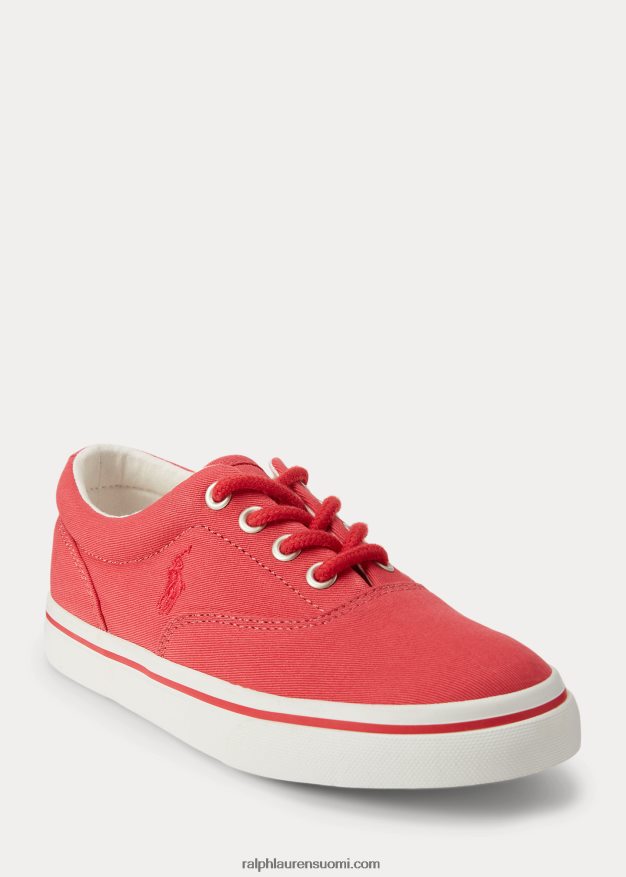 Ralph Lauren lapset Keaton-puuvillatvillilenkkarit 0Z24ZR9877 Chili