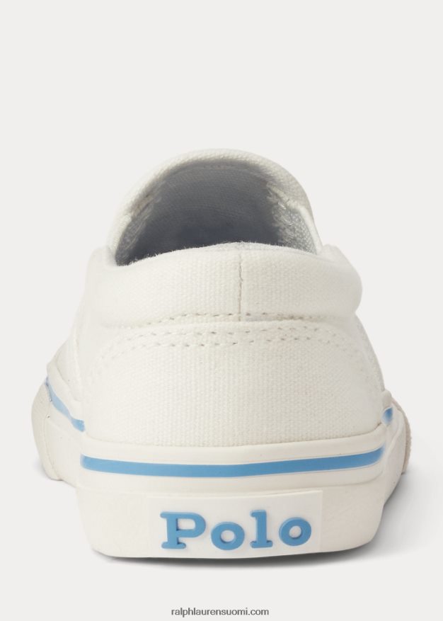Ralph Lauren lapset keaton polo bear canvas-slip-on lenkkari 0Z24ZR7258 kerma mansikkakarhulla