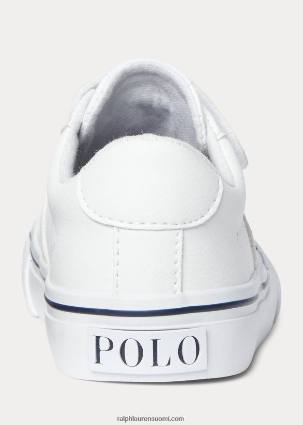 Ralph Lauren lapset sayer keinonahkainen ps-lenkkari 0Z24ZR6349 valkoinen multi