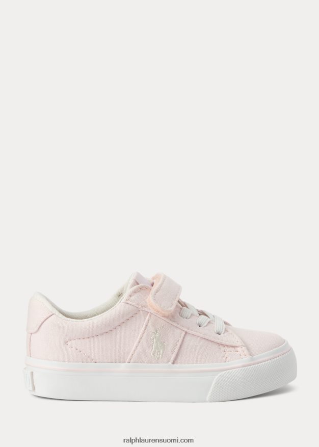 Ralph Lauren lapset sayer puuvilla canvas ps lenkkari 0Z24ZR7260 vaaleanpunainen