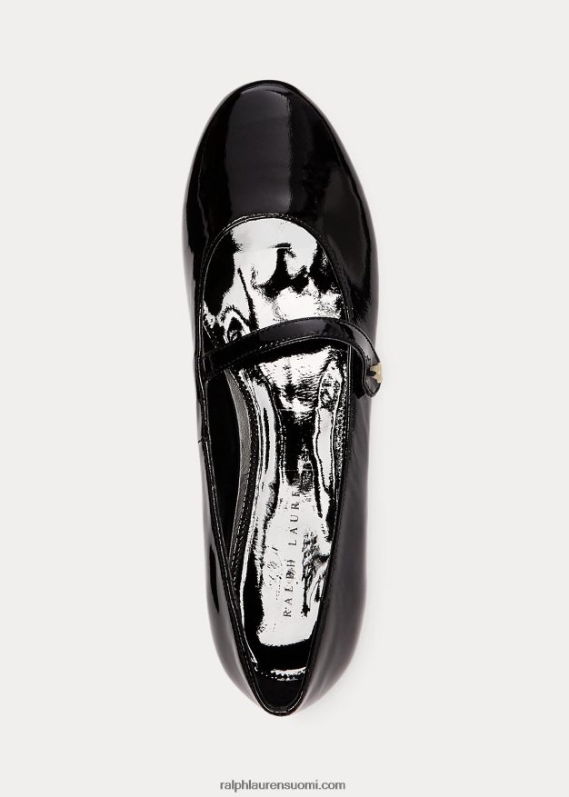 Ralph Lauren lapset alyssa nahka mary jane 0Z24ZR7289 musta