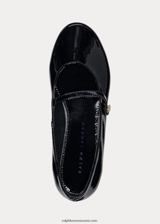 Ralph Lauren lapset alyssa nahka mary jane 0Z24ZR7290 laivasto