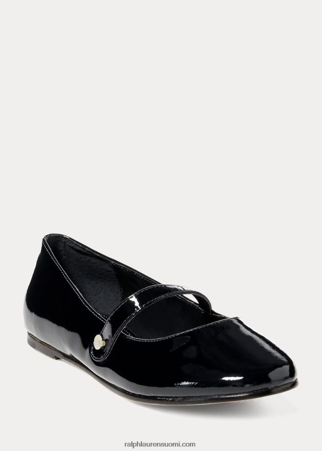 Ralph Lauren lapset alyssa nahka mary jane 0Z24ZR7302 laivastonsininen kiiltonahka