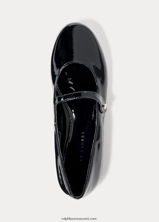 Ralph Lauren lapset alyssa nahka mary jane 0Z24ZR7302 laivastonsininen kiiltonahka