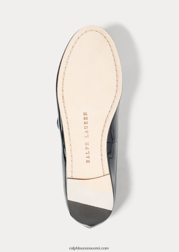 Ralph Lauren lapset alyssa nahka mary jane 0Z24ZR7302 laivastonsininen kiiltonahka