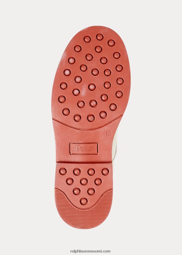 Ralph Lauren lapset Barton mokkanahka oxford 0Z24ZR6359 valkoinen