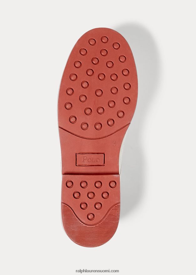 Ralph Lauren lapset Barton mokkanahka oxford 0Z24ZR6383 valkoinen