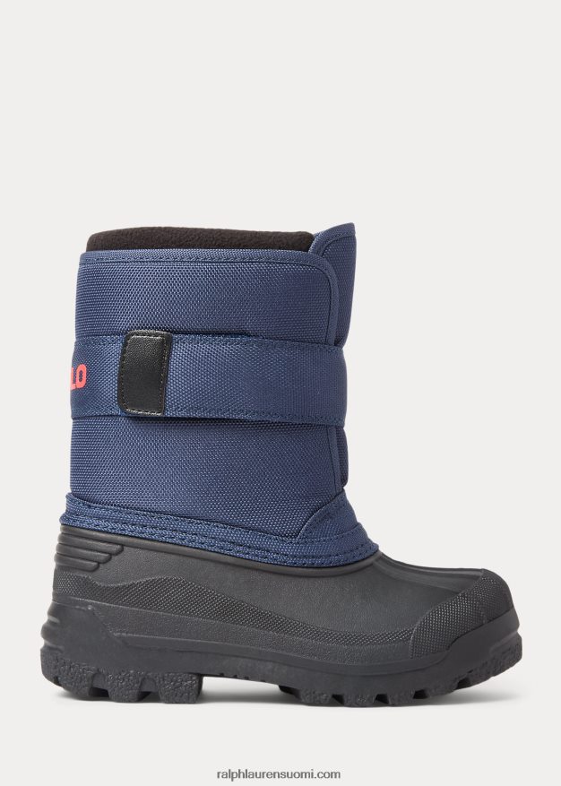 Ralph Lauren lapset everlee fleecevuorattu saapas 0Z24ZR9935 laivasto multi