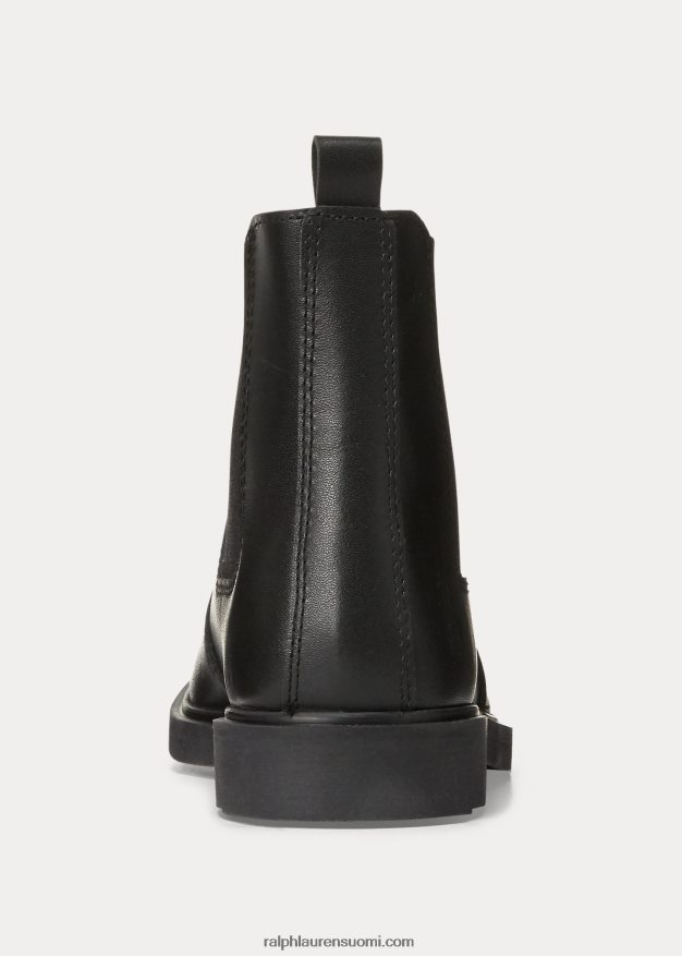 Ralph Lauren lapset glaston nahkasaappaat 0Z24ZR6381 musta