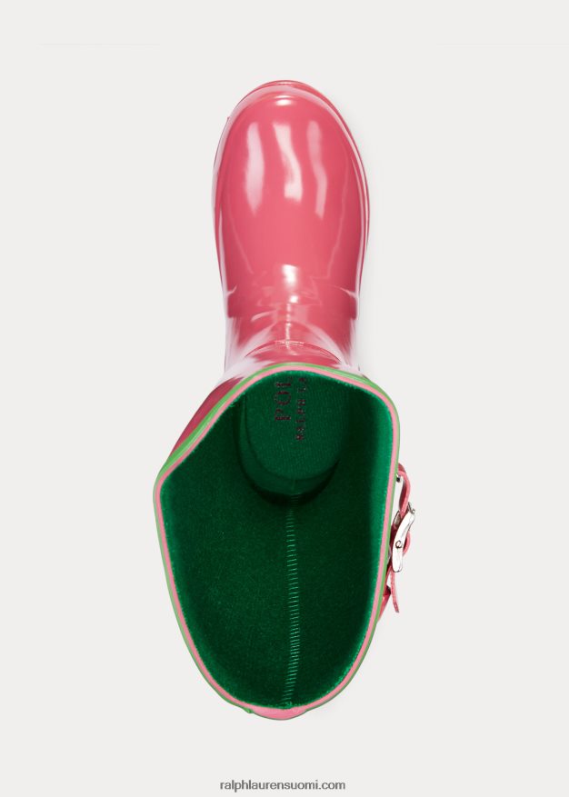 Ralph Lauren lapset ralph kumiset sadesaappaat 0Z24ZR7305 pinkki/vihreä