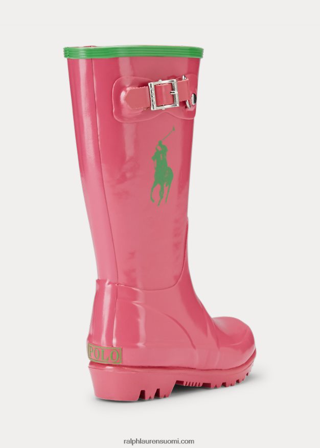 Ralph Lauren lapset ralph sadesaappaat 0Z24ZR7273 pinkki/vihreä
