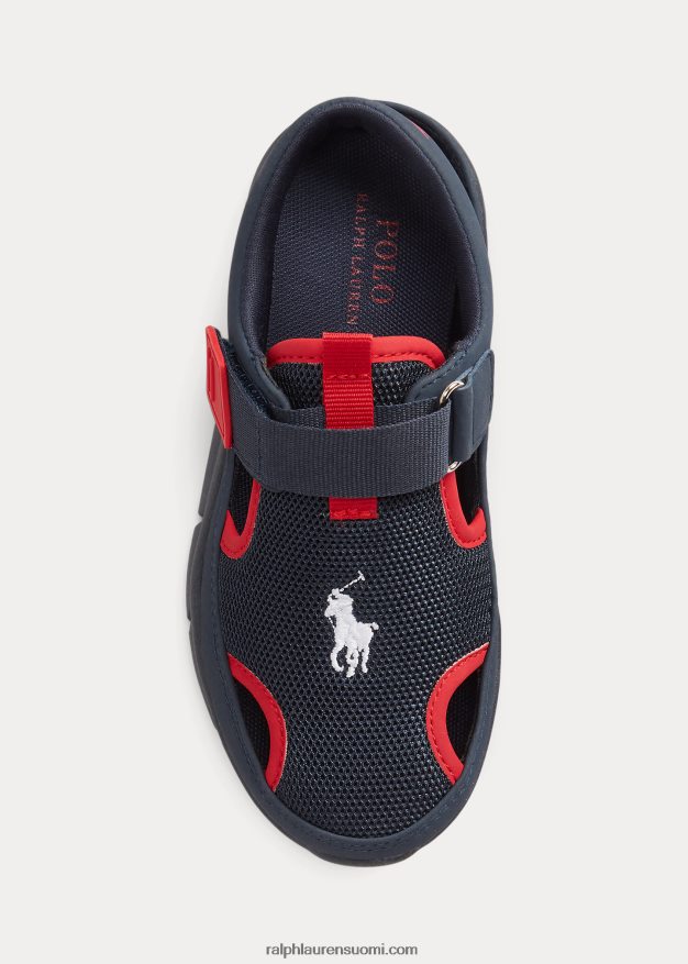 Ralph Lauren lapset barnes mesh ez sandaali 0Z24ZR9882 laivasto