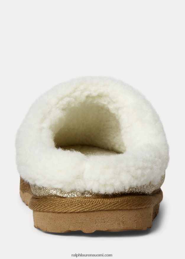 Ralph Lauren lapset charlotte glitter tohveli 0Z24ZR7655 kultainen glitter kermalla ss