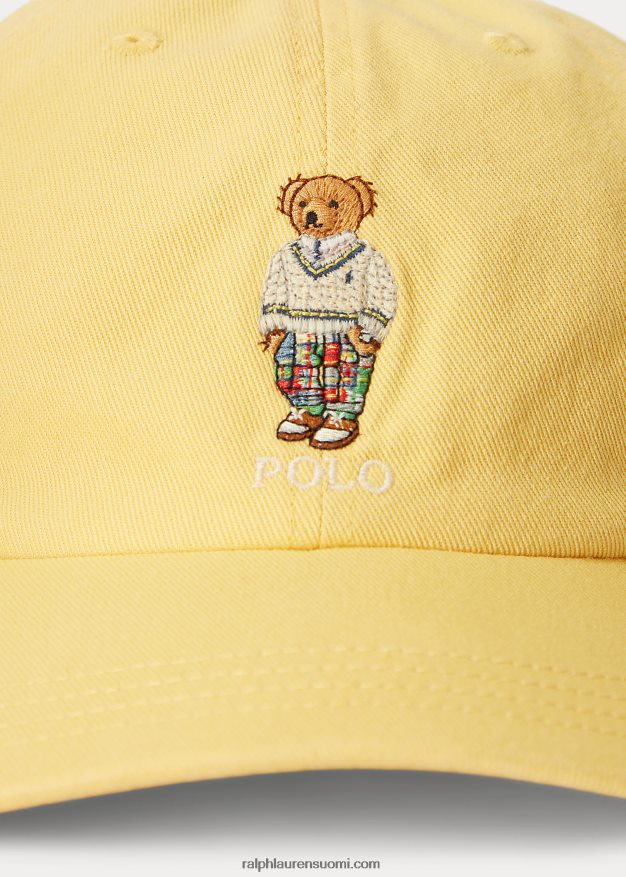 Ralph Lauren lapset poolokarhu chino-pallolippis 0Z24ZR6175 maissin keltainen