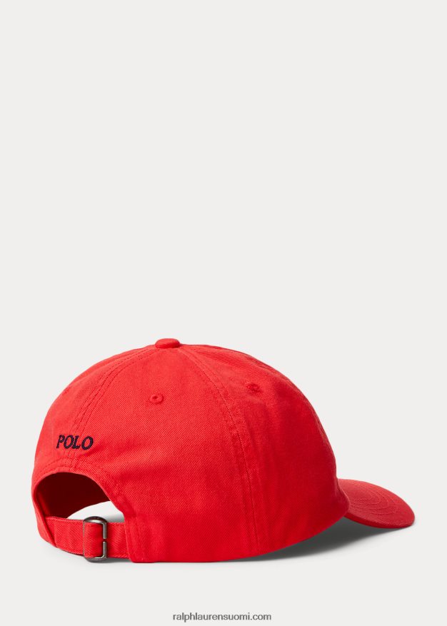 Ralph Lauren lapset poolokarhu chino-pallolippis 0Z24ZR6480 punainen riutta