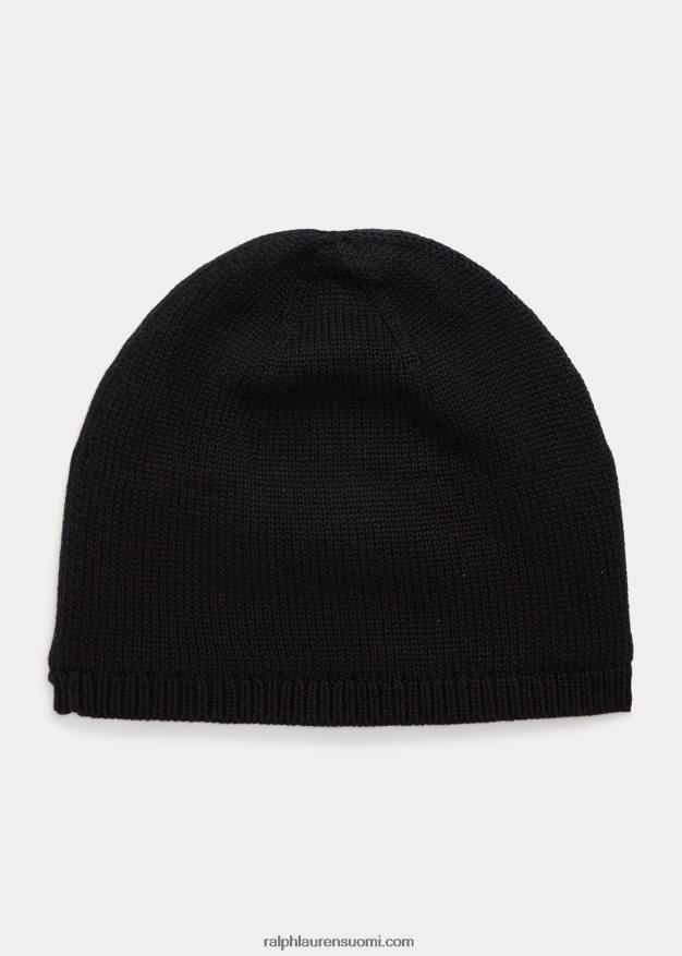 Ralph Lauren lapset puuvilla hattu 0Z24ZR6540 musta