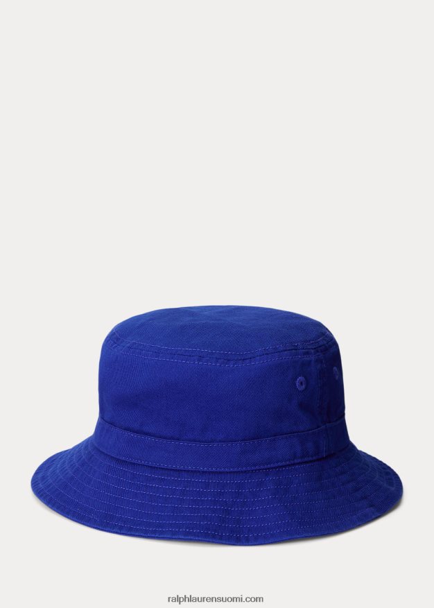 Ralph Lauren lapset puuvillatvilli ämpärihattu 0Z24ZR6498 kuninkaallinen perintö