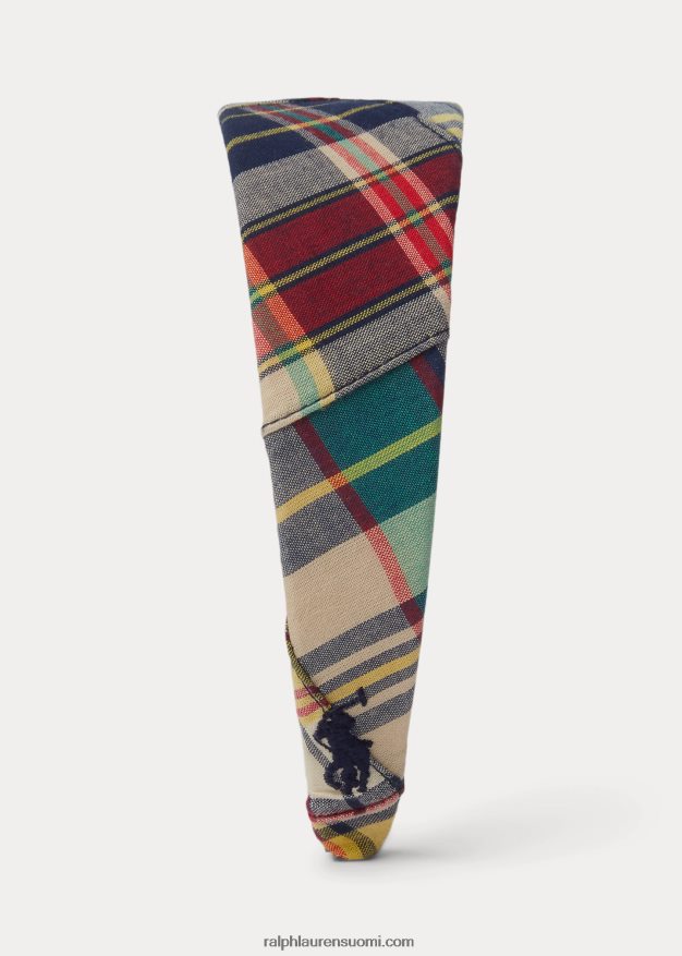 Ralph Lauren lapset ruudullinen puuvillainen pääpanta 0Z24ZR7168 kellotaulu tilkkutäkki