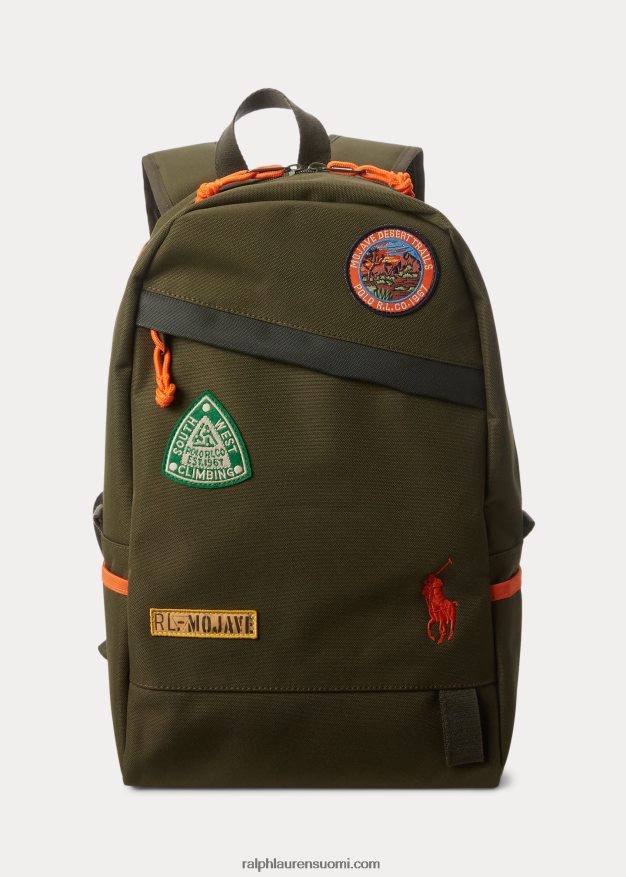 Ralph Lauren lapset camp-patches iso reppu 0Z24ZR9834 tumma salvia
