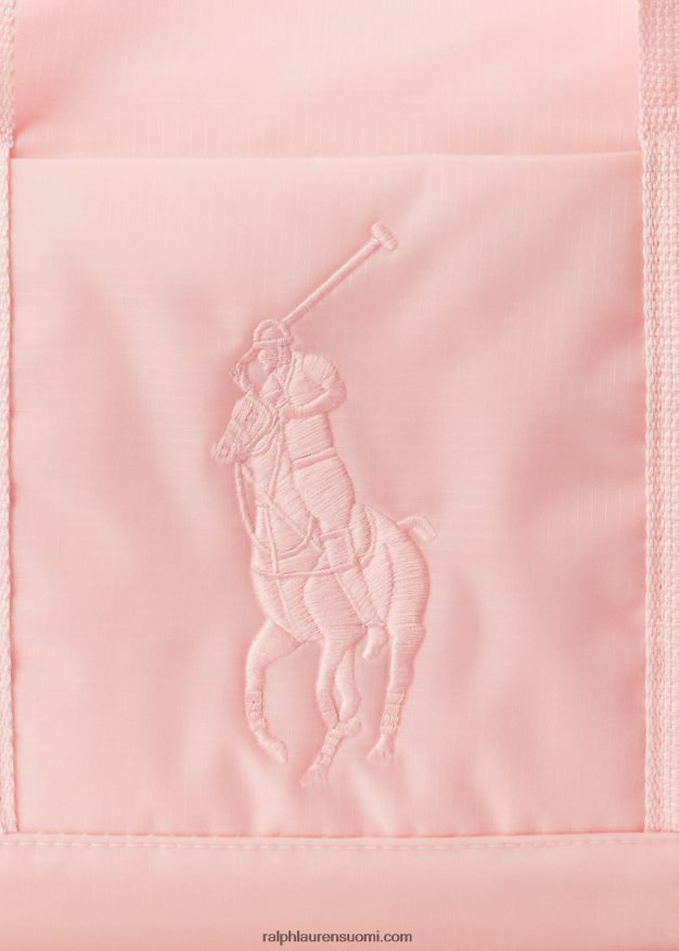 Ralph Lauren lapset iso poni ripstop duffeli 0Z24ZR7131 vaaleanpunainen