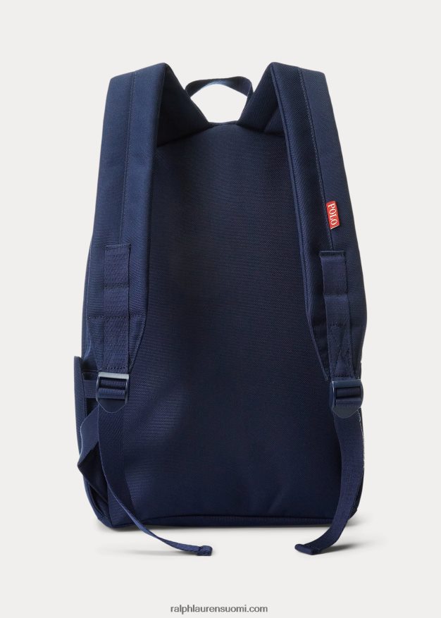 Ralph Lauren lapset polo bear canvas reppu 0Z24ZR9832 newportin laivasto