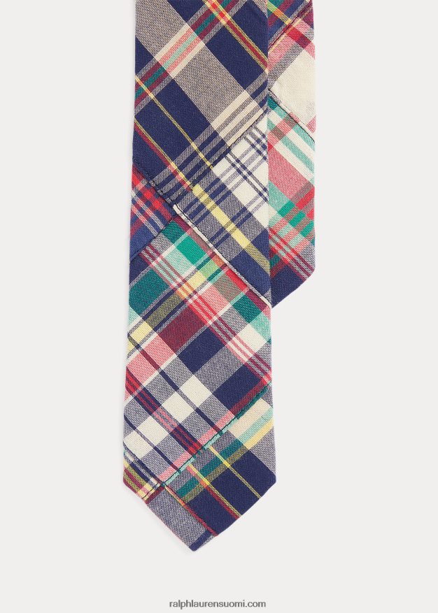 Ralph Lauren lapset ruudullinen puuvillainen madrassolmio 0Z24ZR5835 multi