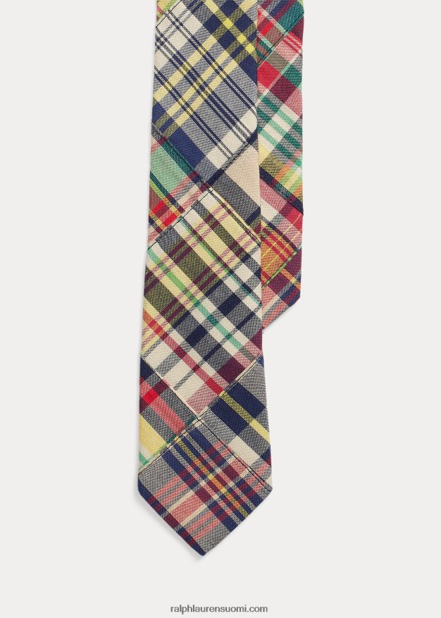 Ralph Lauren lapset ruudullinen puuvillainen madrassolmio 0Z24ZR6193 multi