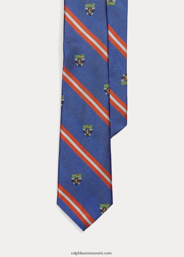 Ralph Lauren lapset silkki repp klubisolmio 0Z24ZR6192 kuninkaallinen