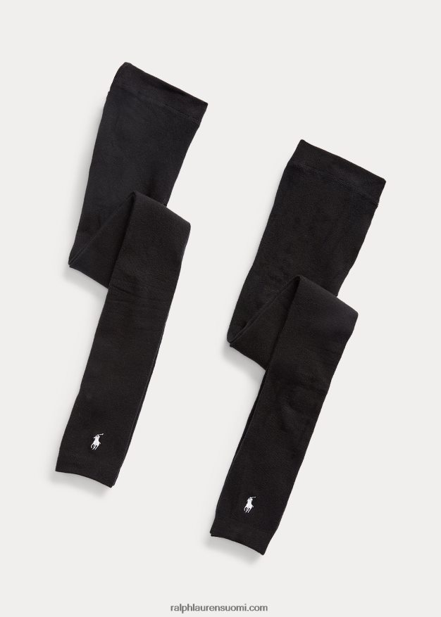 Ralph Lauren lapset jalkattomat sukkahousut 2 kpl 0Z24ZR7257 musta