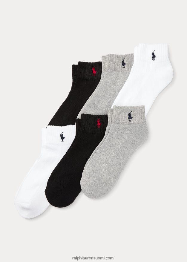Ralph Lauren lapset neljännespituiset sukat 6 kpl 0Z24ZR6319 valikoituja