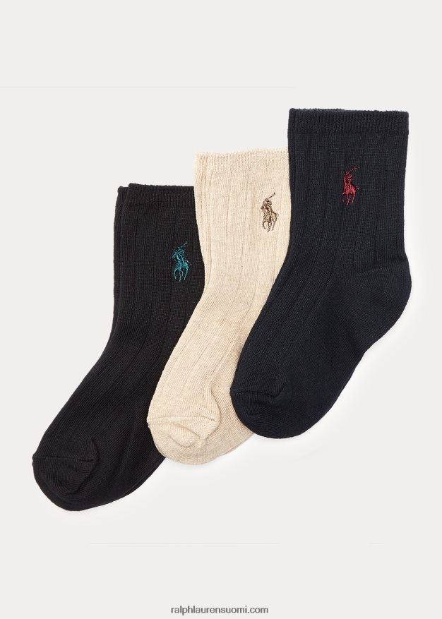 Ralph Lauren lapset resorisukat 3 kpl 0Z24ZR5965 valikoituja