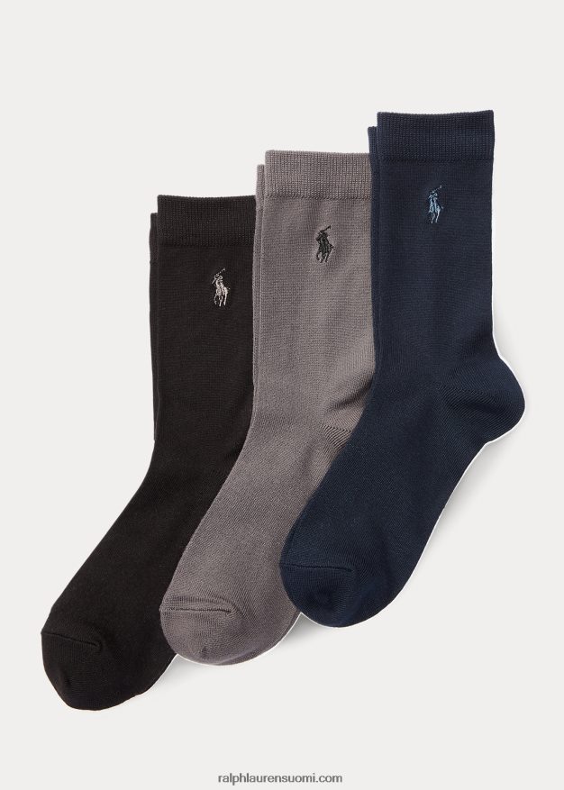 Ralph Lauren lapset supersoft flat 3 kpl 0Z24ZR6318 laivaston lajitelma