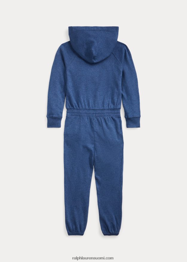 Ralph Lauren lapset spa frotee hupullinen haalari 0Z24ZR7456 maalaismainen laivastonsininen kanerva
