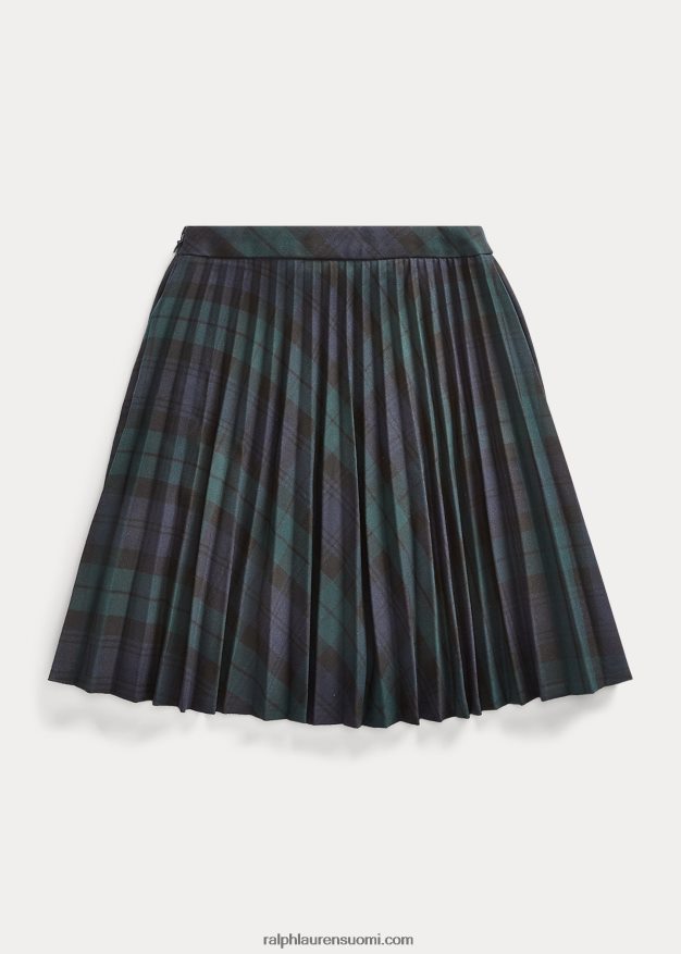 Ralph Lauren lapset tartaaninen laskostettu twillhame 0Z24ZR7189 blackwatch tartan