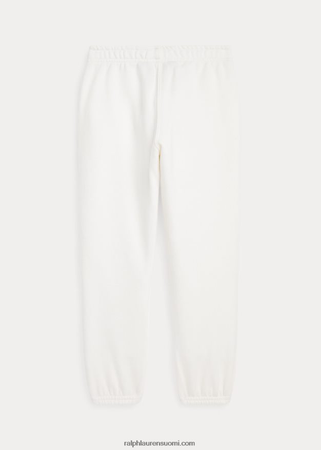 Ralph Lauren lapset fleece lenkkeilyhousut 0Z24ZR7386 kannenpesuaine valkoinen