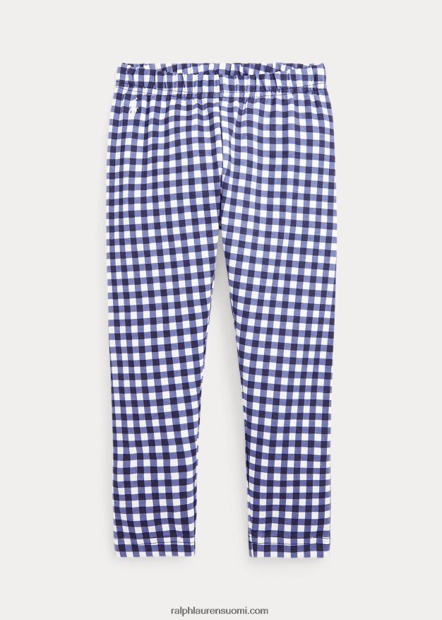 Ralph Lauren lapset gingham stretch jersey leggingsit 0Z24ZR7397 sininen gingham