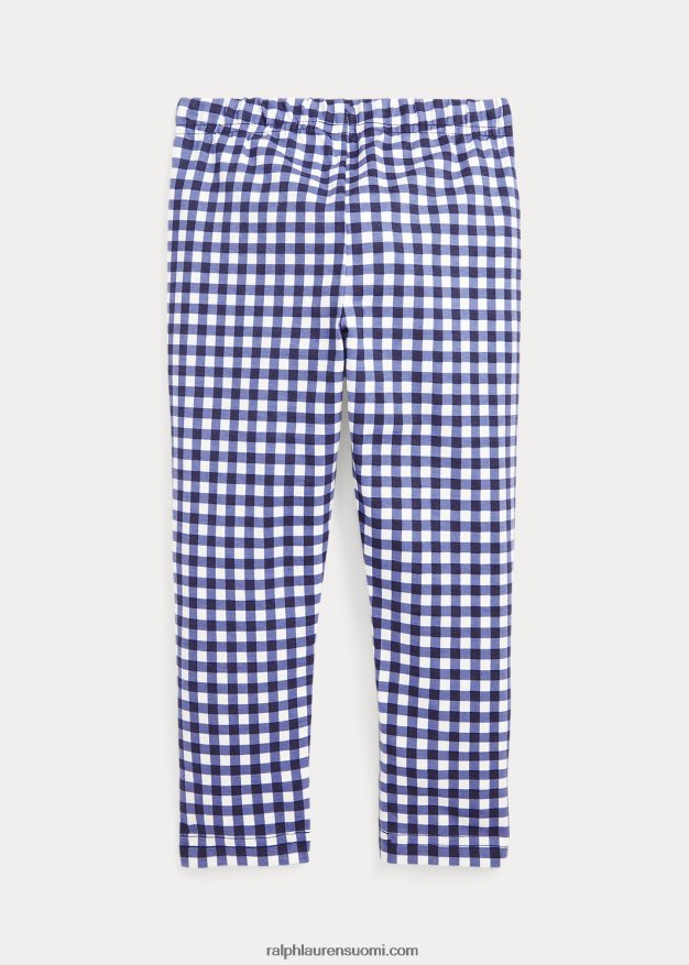 Ralph Lauren lapset gingham stretch jersey leggingsit 0Z24ZR7397 sininen gingham
