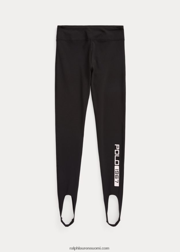 Ralph Lauren lapset jalustin stretch interlock leggingsit 0Z24ZR7611 musta