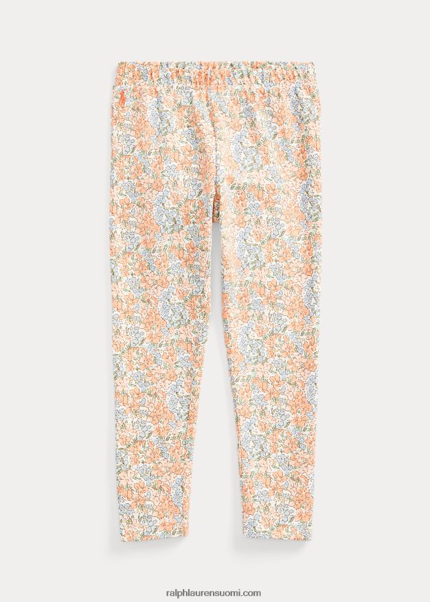 Ralph Lauren lapset kukkainen stretch jersey leggingsit 0Z24ZR7398 harlowe kukkainen