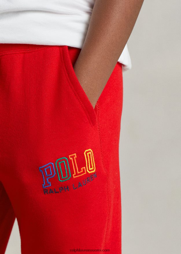 Ralph Lauren lapset logo fleece lenkkeilyhousut 0Z24ZR6564 Rl 200 punainen