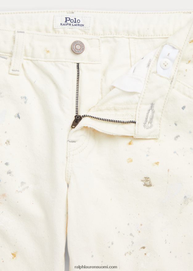 Ralph Lauren lapset maali-roiske poikaystävä puuseppäfarkku 0Z24ZR7627 weser pesu