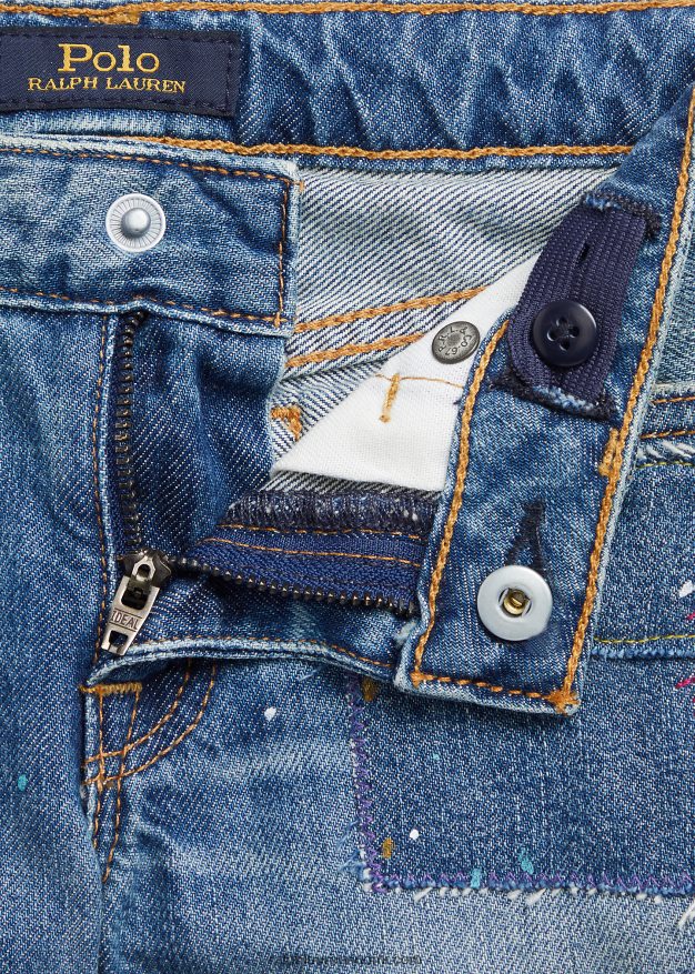 Ralph Lauren lapset maaliprintti astor slim boyfriend farkku 0Z24ZR6870 temoran pesu