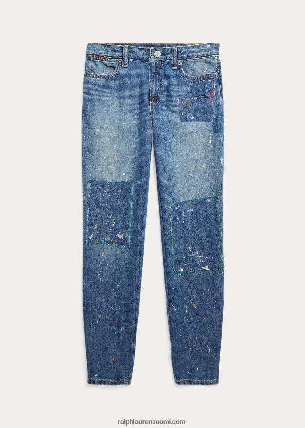 Ralph Lauren lapset maaliprintti astor slim boyfriend farkku 0Z24ZR7144 temoran pesu