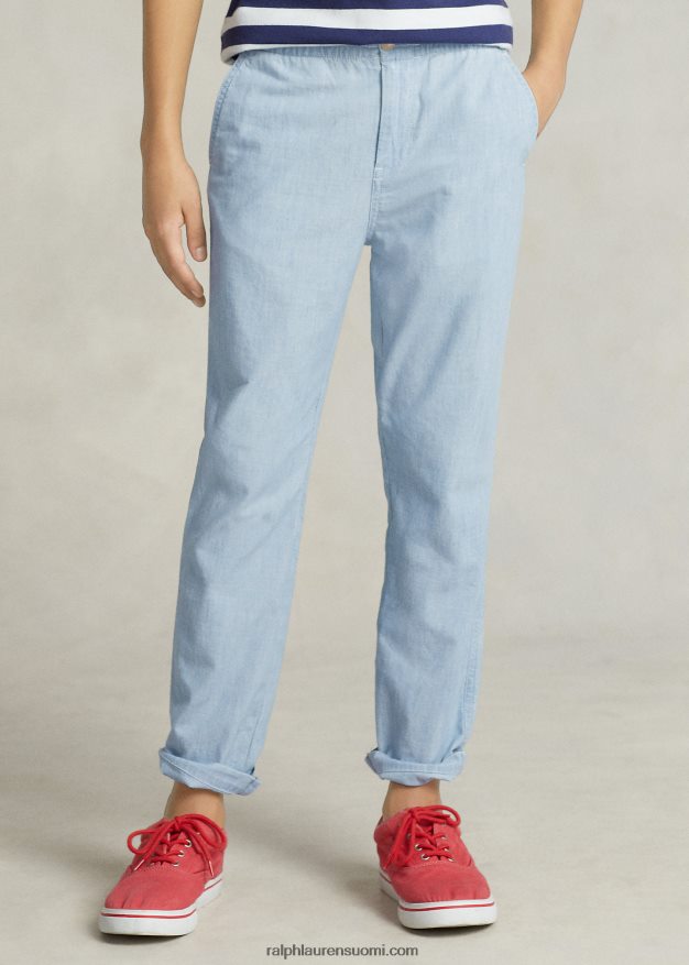 Ralph Lauren lapset polo prepster chambray housut 0Z24ZR6555 chambray