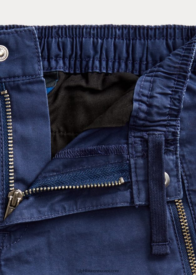 Ralph Lauren lapset puuvillapopliini lenkkeilyhousut 0Z24ZR5922 newportin laivasto