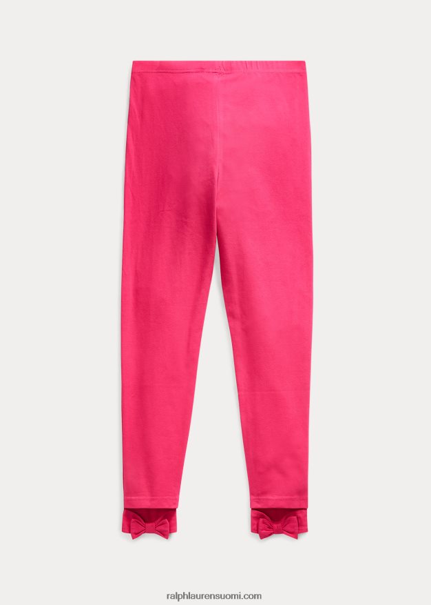 Ralph Lauren lapset rusetti jersey leggingsit 0Z24ZR7640 urheilu pinkki