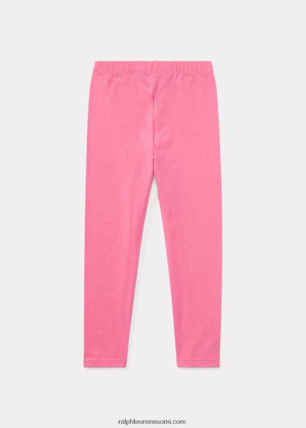 Ralph Lauren lapset stretch jersey leggingsit 0Z24ZR6933 Baa pinkki